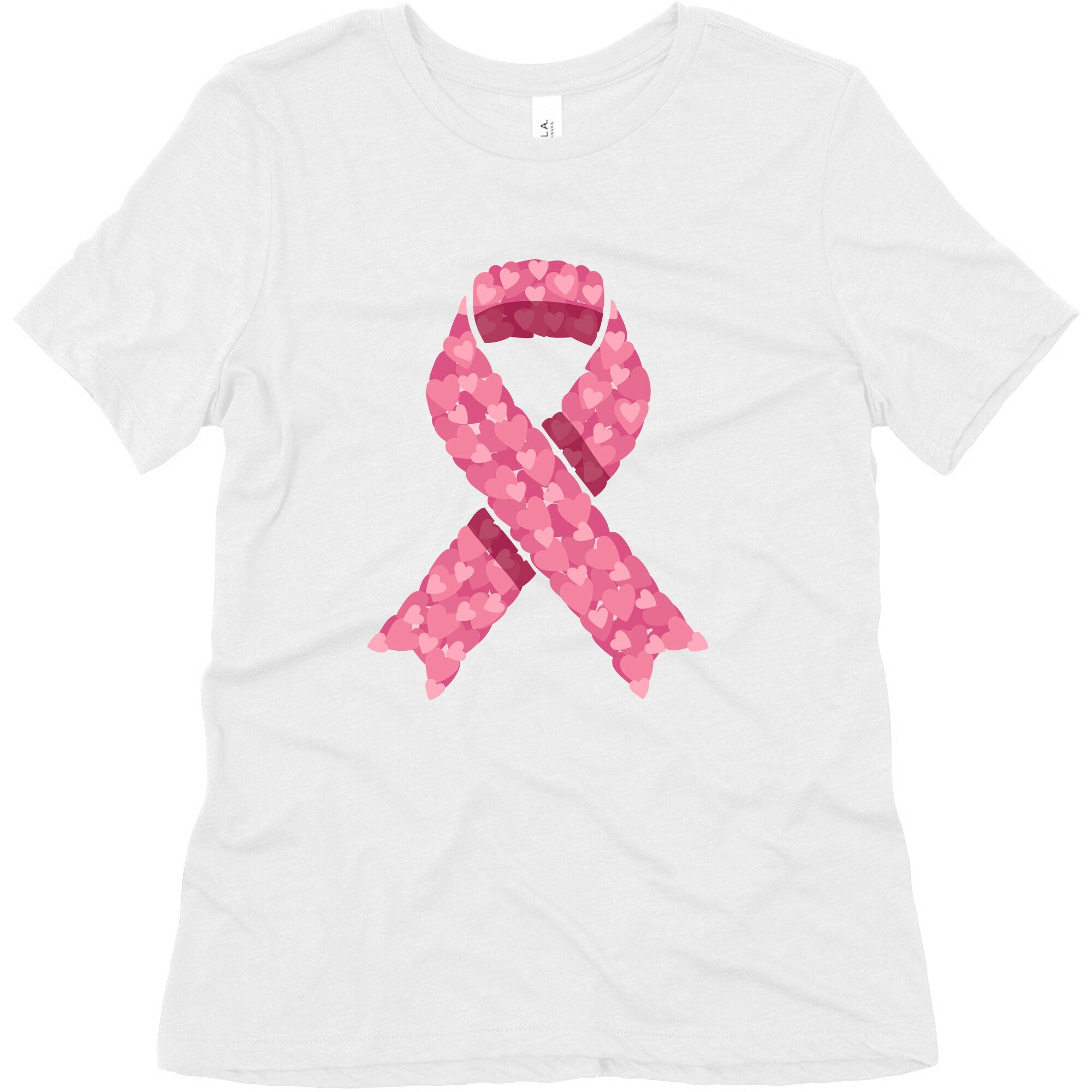 Pink Ribbon Womens Triblend Tee
